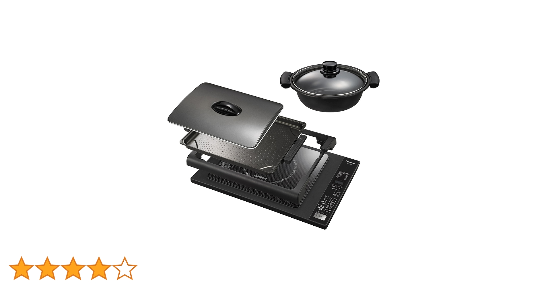 Amazon.co.jp: パナソニック ホットプレート IH 7段階火力調整
